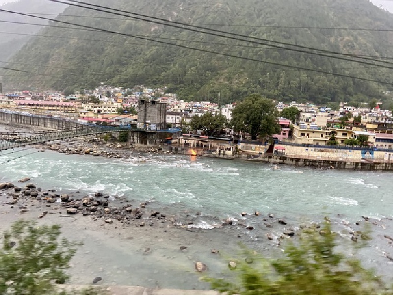 Ganga River view Uttarkashi Uttarakhand